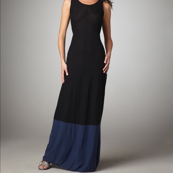 Vince Color Block Maxi Dress