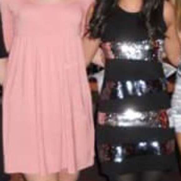 Black dress with sequins!