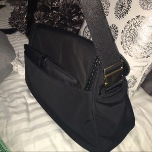 Tory Burch black Diaper bag with changing pad
