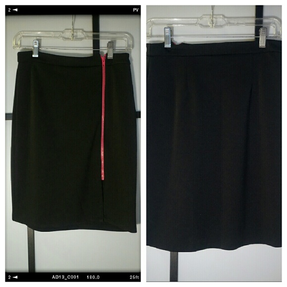 🔥Price Drop🔥Pencil Skirt w/ Hot Pink Zipper