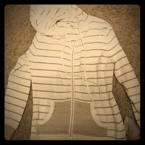 Tommy Hilfiger hooded zip-front sweater