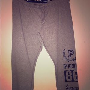VS PINK Grey Sweat Pants