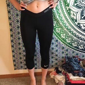 Nike pro dri fit workout pants