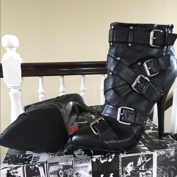 Sexy Buckle / Stud Chic Booties. Heartbreak Sale.