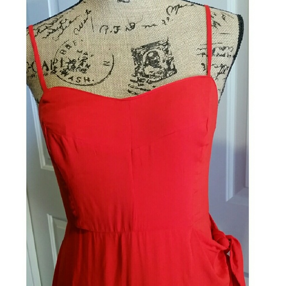 Red Romper by Kimchi Blue - Picture 4 of 4