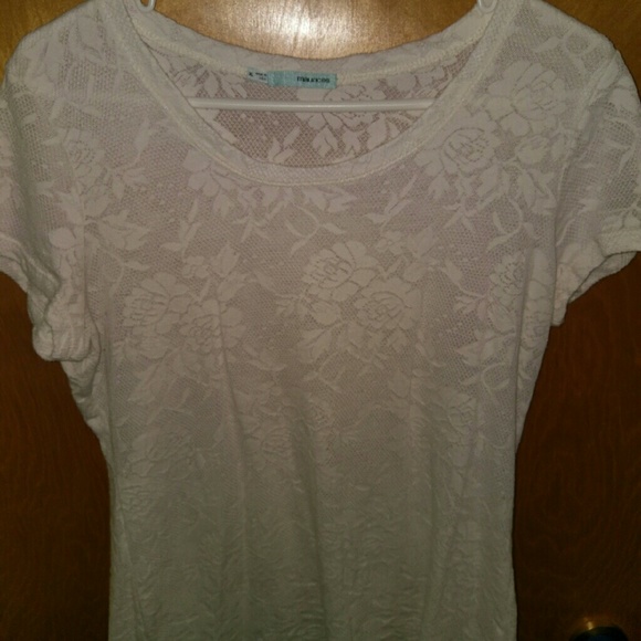 Maurice's shirt ivory white