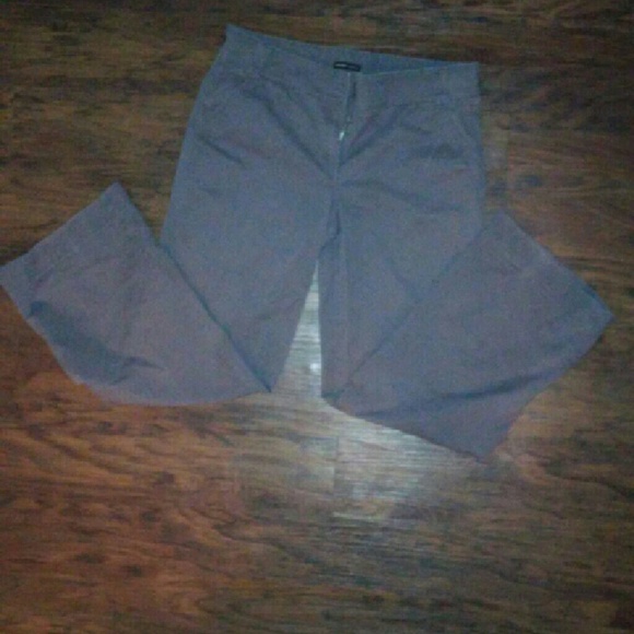 Grey wide legged pants