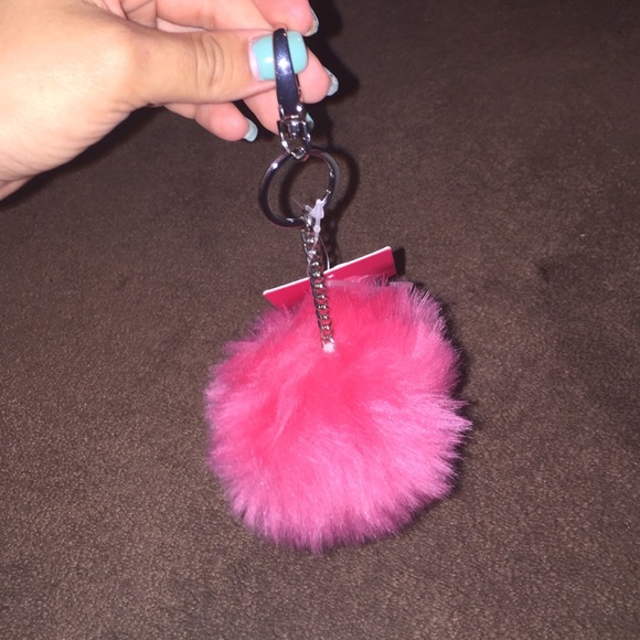 Fur Pom Keychain