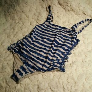 Acacia Swimwear Bordeaux in Pacific Tides L