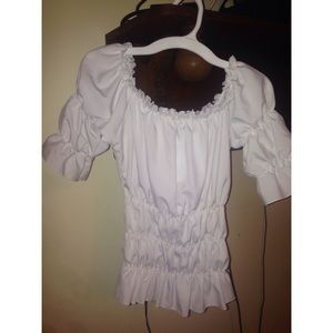 SOLD White ruffled top