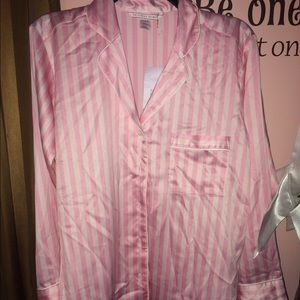 Victoria's Secret Silky Striped Pajamas Size small