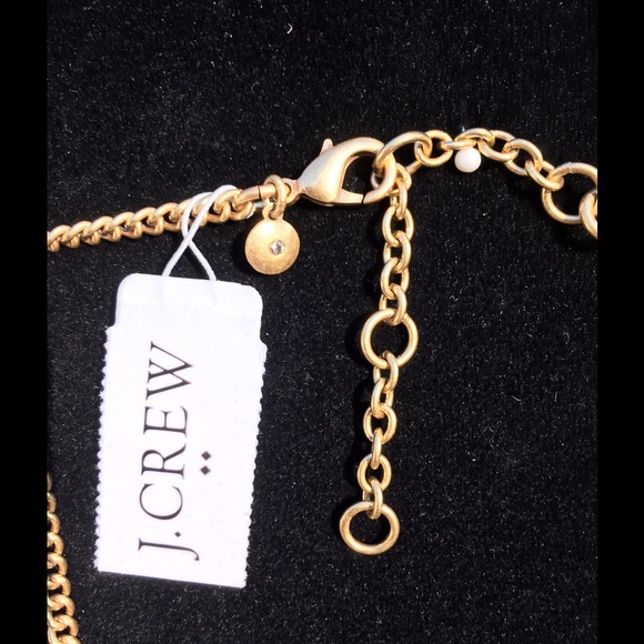 J CREW PEACH BLUSH CRYSTAL NECKLACE. LAST ONE - Picture 5 of 6