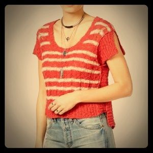 NWT Free People wide rib sweater T-shirt