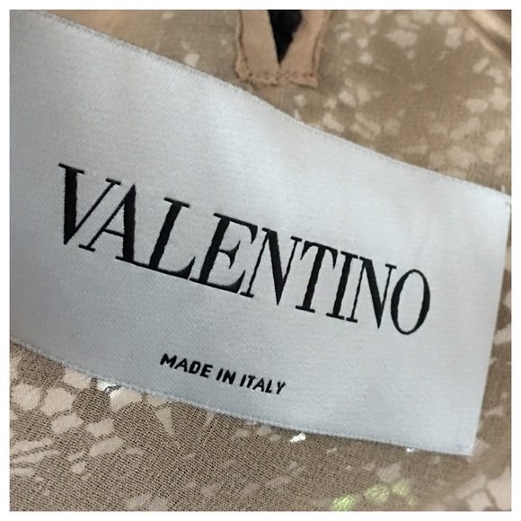 VALENTINO BLACK SILK-CREPE & LACE DRESS - Picture 3 of 8