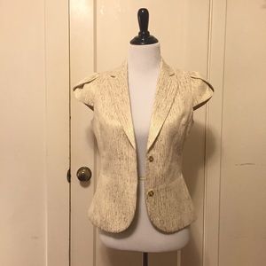 H&M Short-Sleeve Golden Blazer