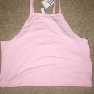 Crew neck crop top