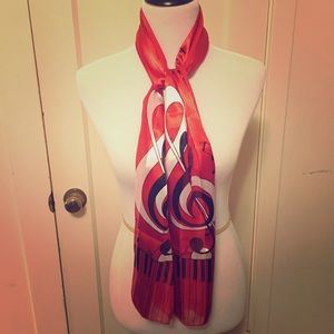 G Clef & Piano Scarf