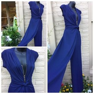 DESIGNER BLUE PANTSUIT ...AWESOME!