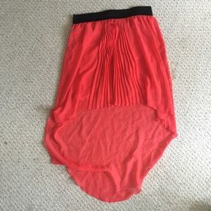 Charlotte Russe high low high waisted skirt dress