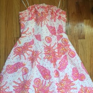Lilly Pullitzer Conched Out strapless dress