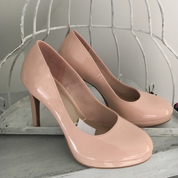 Plush pink heel