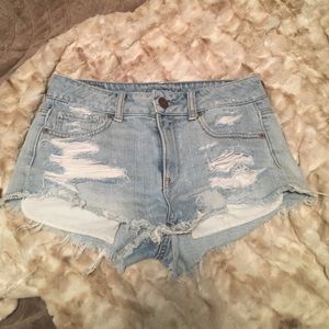 American Eagle high rise festival shortie