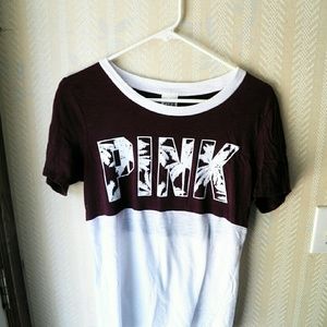 PINK color block tee!