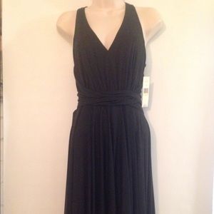 Brand New black Carmen Marc Valvo Dress