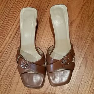 Coach slip on sandals