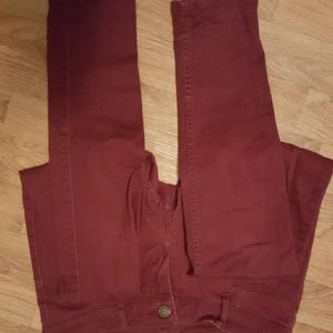 Maroon jeggings