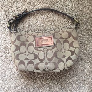 Coach Signature print bag