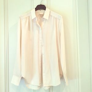 Chic Pearl Chiffron feel blouse