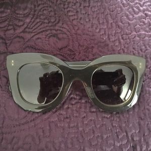 Authentic Celine sunglasses olive colored