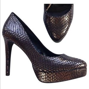 NEW JESSICA SIMPSON platform high heel pumps black