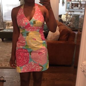 Lily Halter Back Flower Pulitzer Dress