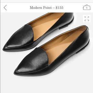 Everlane black flats. Like new condition!