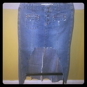 GAP JEAN SKIRT CUSTOM