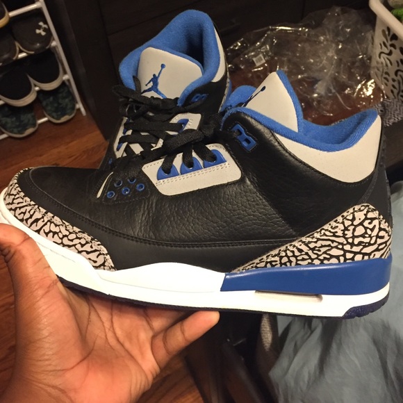 AIR JORDAN 3 RETRO 'SPORT BLUE' - Picture 4 of 4