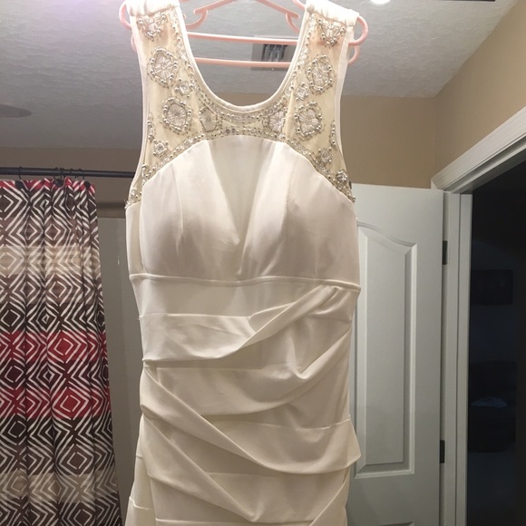 Jodi kristopher cream colored dress - Picture 1 of 6