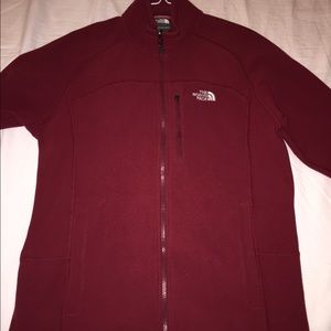 Red Northface jacket