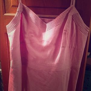 Ann Taylor Loft Linen Lined Lavender Dress