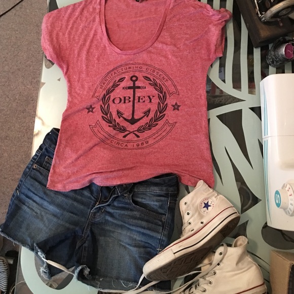 Obey Anchor TShirt