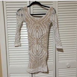 Bebe crotchet dress