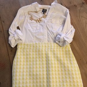 Banana Republic Houndstooth Pencil Skirt - 2