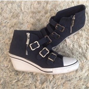 Wedge Sneakers and Dress Up Shorts