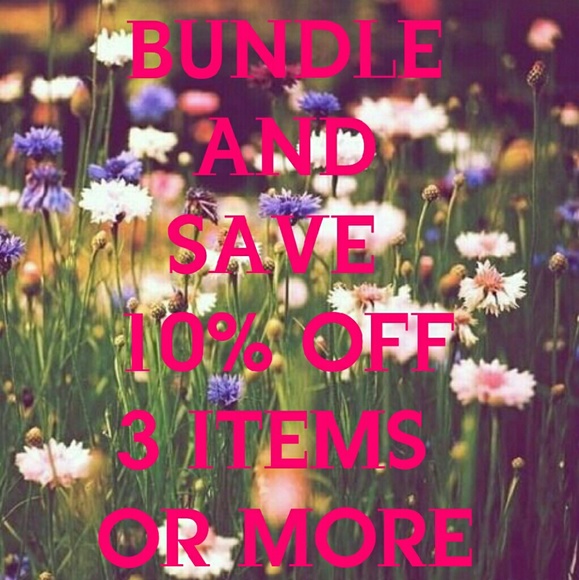 Bundle and save 10% off bundles