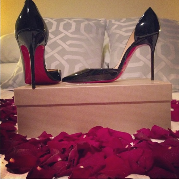 Christian Louboutin Shoes - Louboutin's Iriza Patent d'Orsay Pump, Black