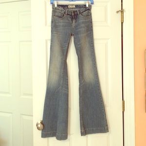 Free People denim flares size 24
