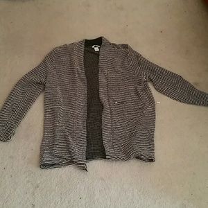 Black and white sweater