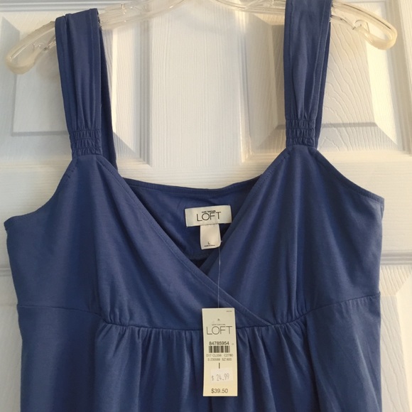 AT Loft blue sundress - Picture 3 of 4